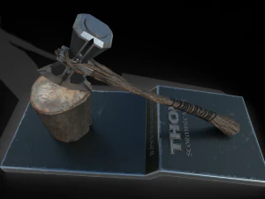 stormbreaker - thor axe 3d avengers 3D Model