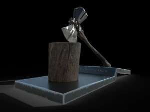 stormbreaker - thor axe 3d avengers 3D Model