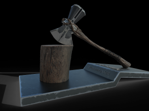 stormbreaker - thor axe 3d avengers Model 3D