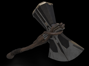stormbreaker - thor axe 3d avengers Model 3D