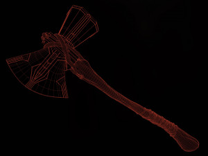 stormbreaker - thor axe 3d avengers Model 3D