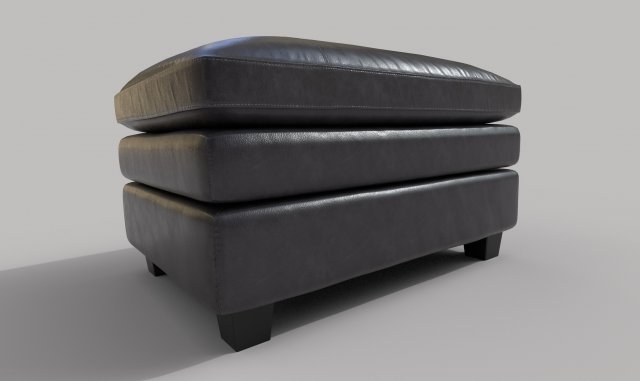 gleason ottoman canyon chair realistic 3D मॉडल .c4d .max .obj .3ds .fbx .stl .blend 