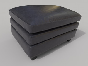 gleason ottoman canyon chair realistic 3D मॉडल