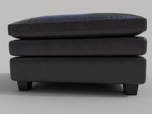 gleason ottoman canyon chair realistic 3D मॉडल