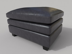 gleason ottoman canyon chair realistic 3D मॉडल