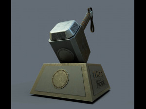 thor hammer mjolnir 3D Model