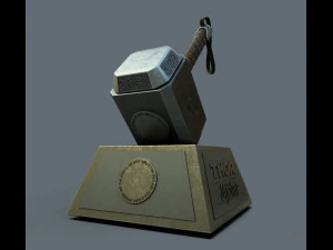 Thor martelo mjolnir Modelo 3D