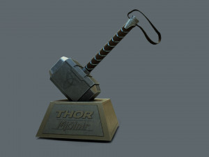 thor hammer mjolnir 3D Model