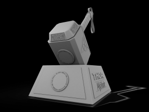 thor hammer mjolnir 3D Model