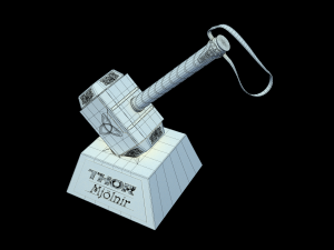 thor hammer mjolnir 3D Model