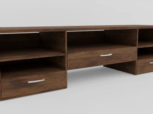 dudukan tv vr - ar - poli rendah Model 3D