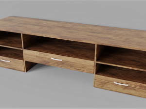 tv stand vr - ar - low-poly Modelo 3D