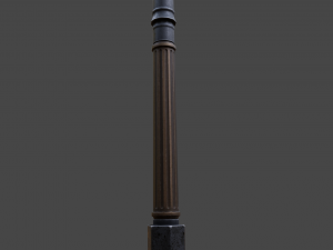 street lamp low-poly 3D मॉडल