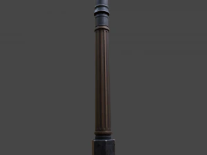 street lamp low-poly 3D Model