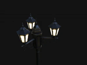 street lamp low-poly 3D Model