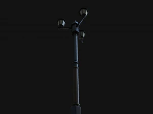 street lamp low-poly 3D Model