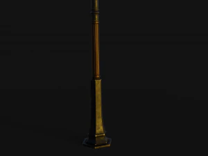 street lamp low-poly 3D Model