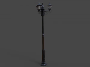 street lamp low-poly 3D Model