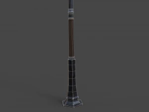 street lamp low-poly 3D Model