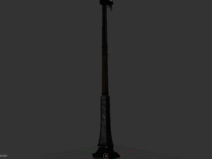 street lamp low-poly 3D Model