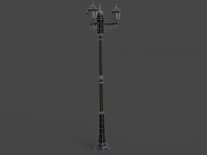 street lamp low-poly 3D Model