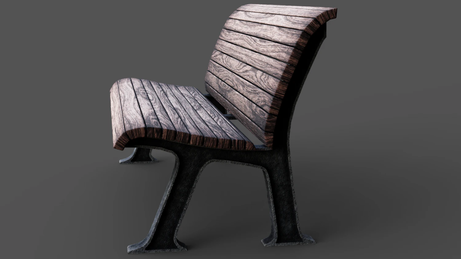 park bench 3D Model .c4d .max .obj .3ds .fbx .stl .blend 