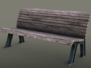 park bench 3D Model