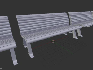 park bench 3D Model