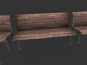 park bench 3D Model