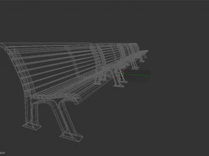 park bench 3D Model