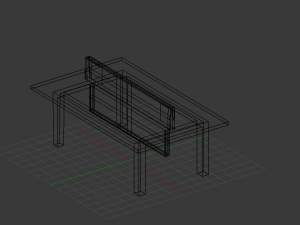 office table 3D Model