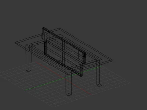 office table 3D Model