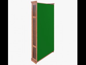 furniture classic bookcase Modello 3D