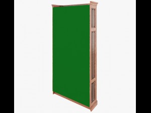 furniture classic bookcase Modello 3D