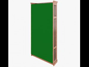 furniture classic bookcase 3D Model