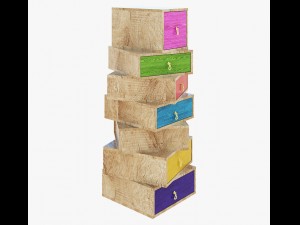 chest of drawers 3D Модель