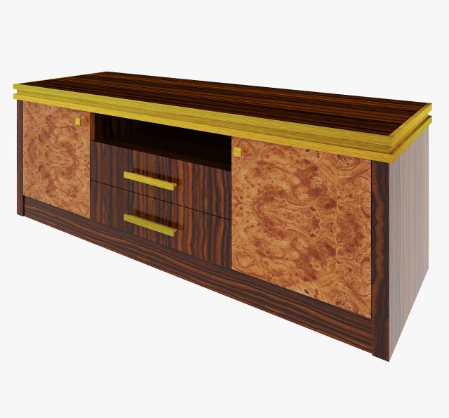 luxury chest of drawers 3D मॉडल .c4d .max .obj .3ds .fbx .stl .blend 