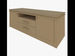 luxury chest of drawers 3D Model