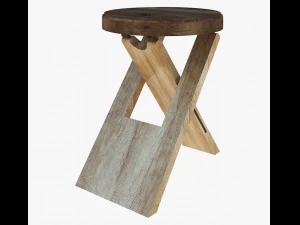 furniture stool 3D Model