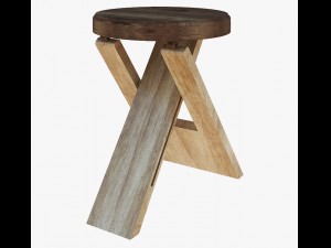 furniture stool 3D मॉडल