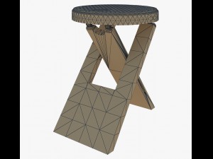 furniture stool 3D मॉडल