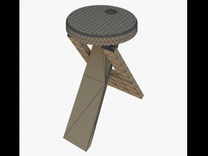 furniture stool 3D मॉडल