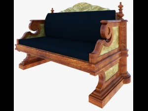furniture small sofa by gotic style 3Dモデル