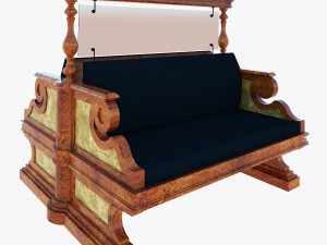 furniture 2 side lleather sofa for hall and restaurant 3D 모델