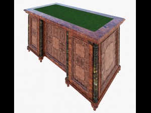 luxury writing table Modèle 3D