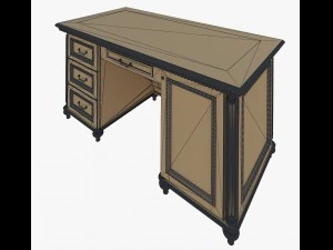 luxury writing table 3D Model