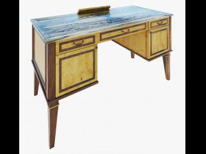 furniture classic writing table 3D Model