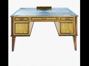 furniture classic writing table 3D Model