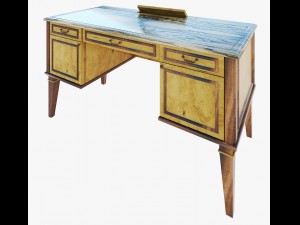 furniture classic writing table 3D Model