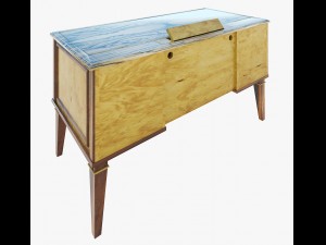 furniture classic writing table 3D Model